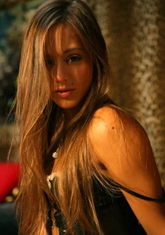 Dominika C in Leopard Lace