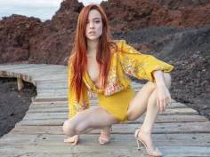 Walk in yellow