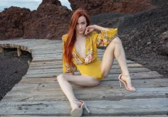 Walk in yellow
